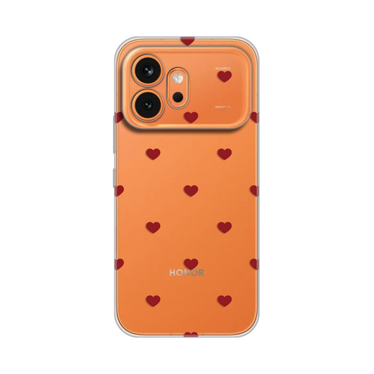 Torbica Silikonska Print za Honor 600 Red Hearts