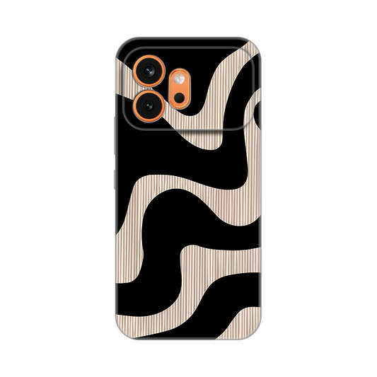 Torbica Silikonska Print Skin za Honor 600 Black Flow
