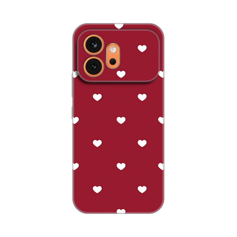 Torbica Silikonska Print Skin za Honor 600 Burgundy Hearts