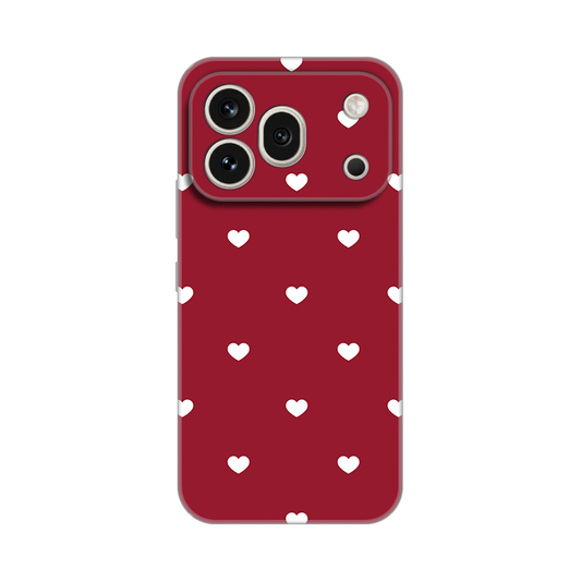 Torbica Silikonska Print Skin za Honor 600 Pro Burgundy Hearts