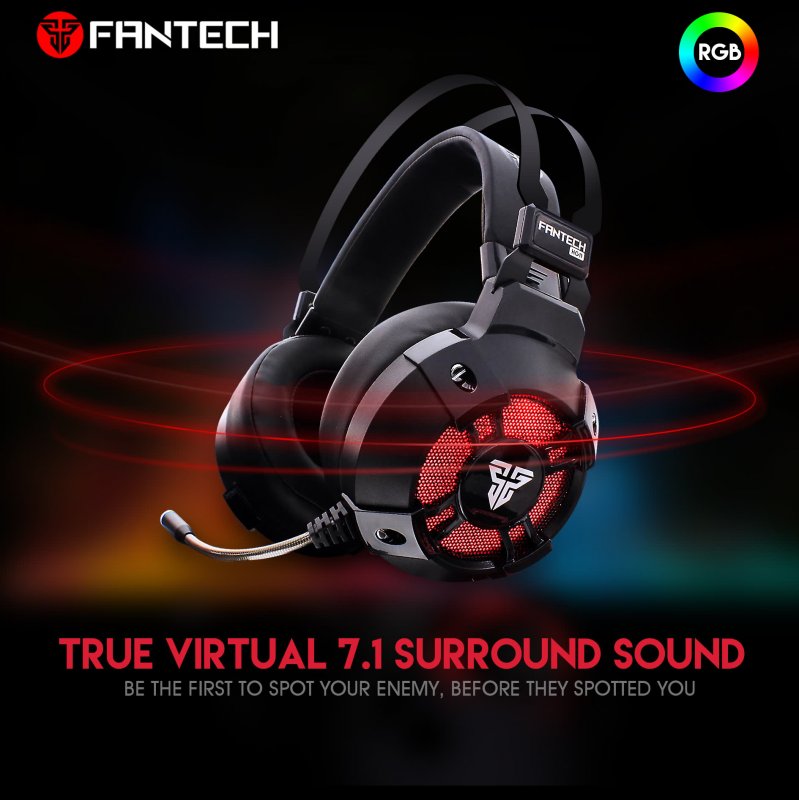 Slusalice Gaming Fantech HG11 Captain 7.1 crne