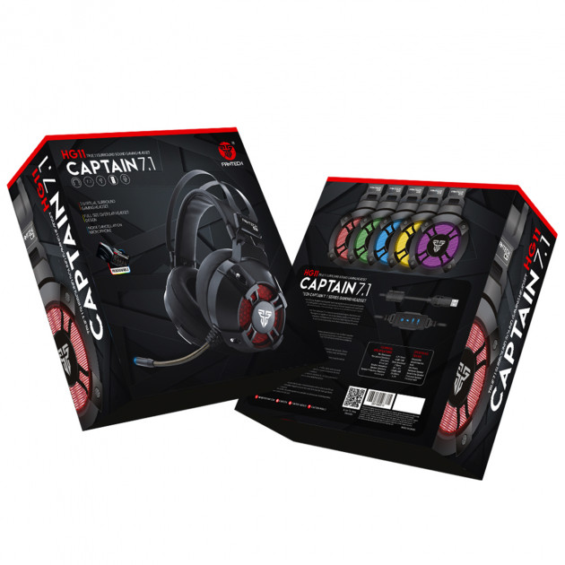 Slusalice Gaming Fantech HG11 Captain 7.1 crne