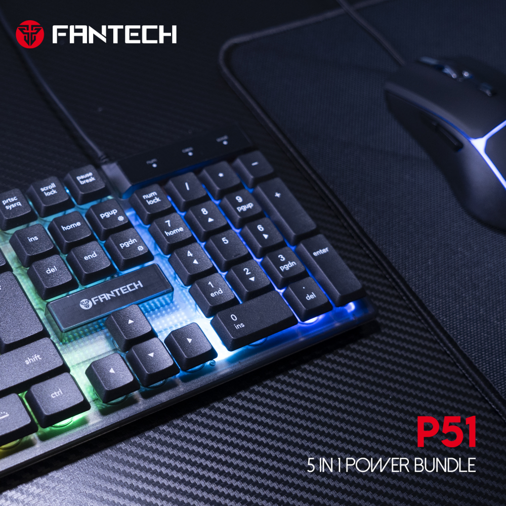 Combo set Gaming Fantech P51 Power 5u1