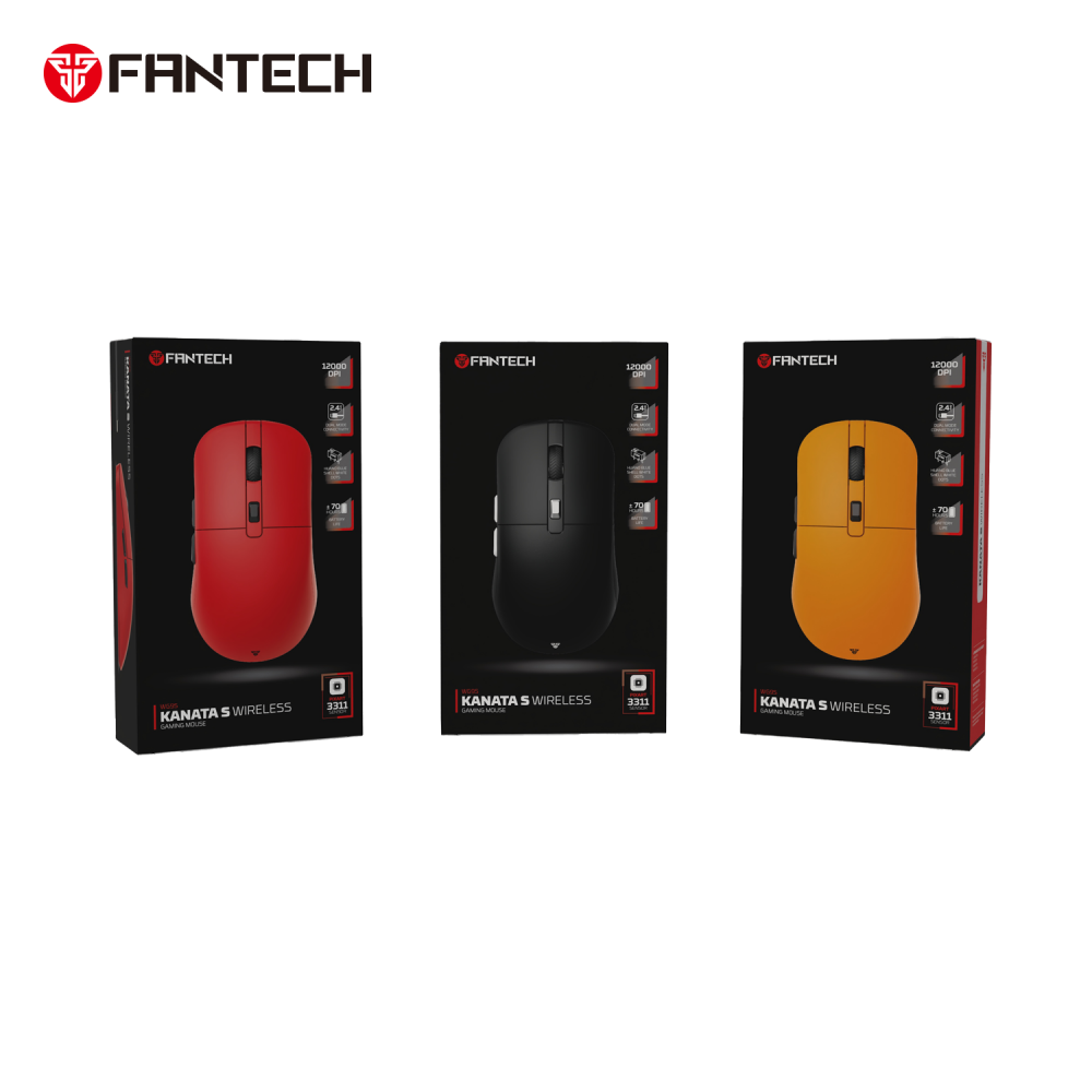 Mis Wireless Gaming Fantech WG9S Kanata S crni