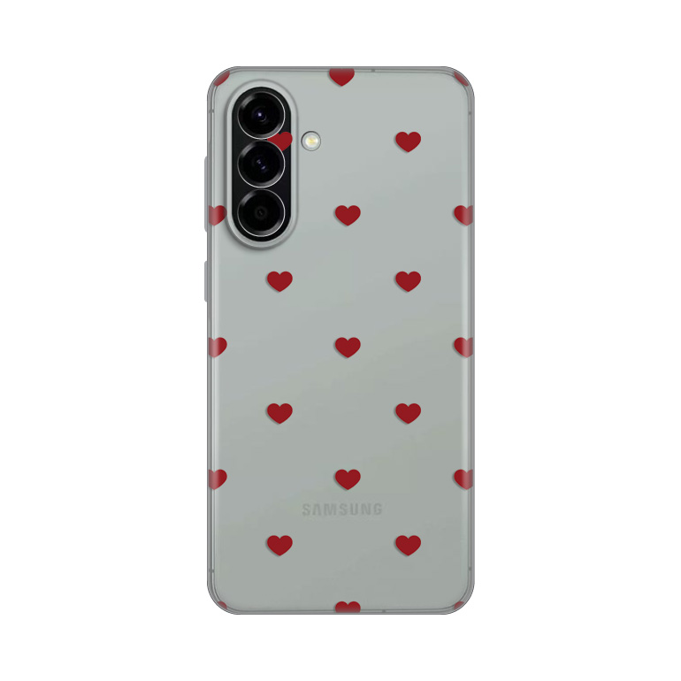 Torbica Silikonska Print za Samsung A576B Galaxy A57 5G Red Hearts