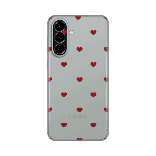 Torbica Silikonska Print za Samsung A576B Galaxy A57 5G Red Hearts