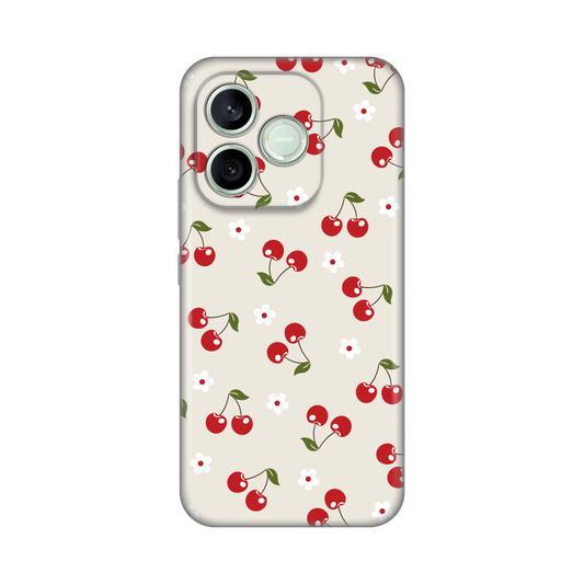 Torbica Silikonska Print za Honor 600 Lite Cherry and Flowers