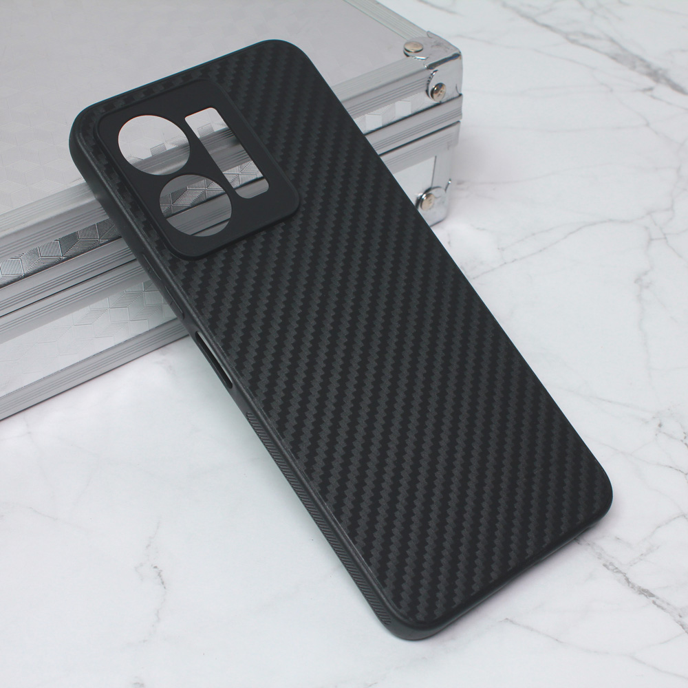 Torbica Carbon fiber za Vivo Y22s/Y35 crna