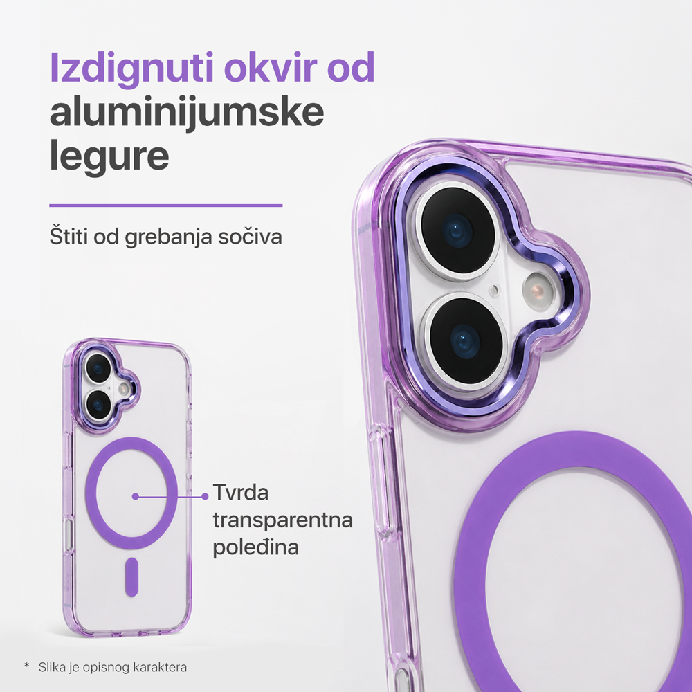 Torbica Magsafe Loop za iPhone 17 6.3 transparent