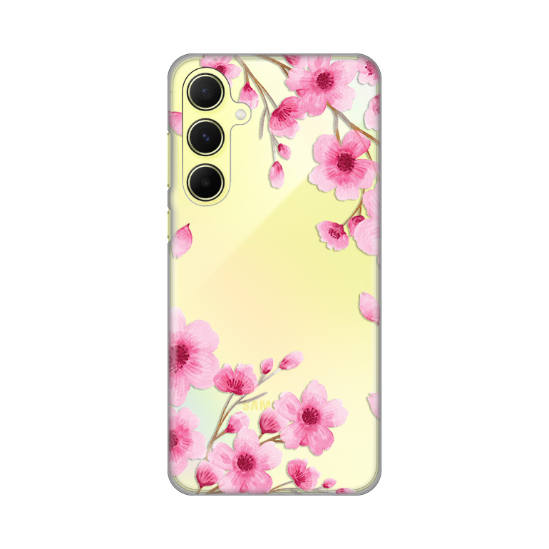 Torbica Silikonska Print Skin za Samsung A556B Galaxy A55 5G Rose Flowers