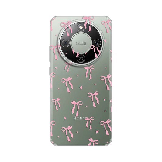 Torbica Silikonska Print Skin za Honor Magic 8 Lite Cute Bow