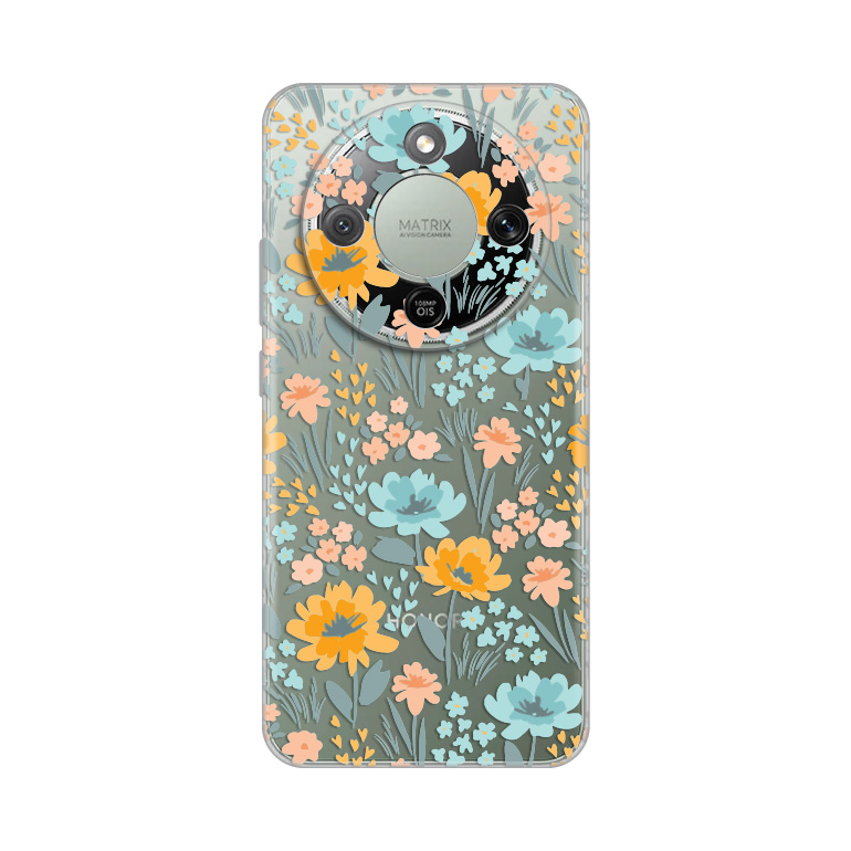 Torbica Silikonska Print Skin za Honor Magic 8 Lite Lovely Flowers