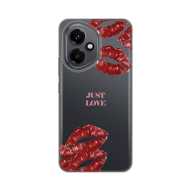 Torbica Silikonska Print Skin za Honor 400 Just Love Pink