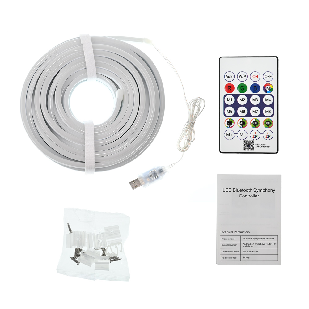 LED svetlo Neon rope RGB 10m