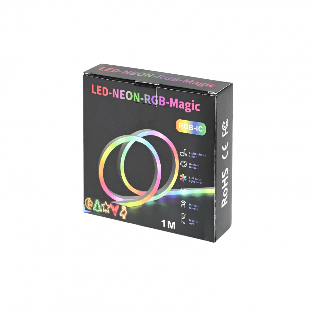 LED svetlo Neon rope RGB 1m