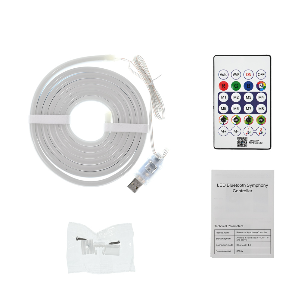 LED svetlo Neon ropeRGB 2m