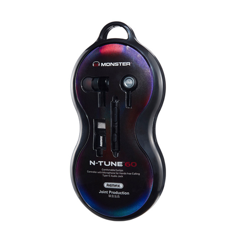 Slusalice REMAX RM-598a Type C crne