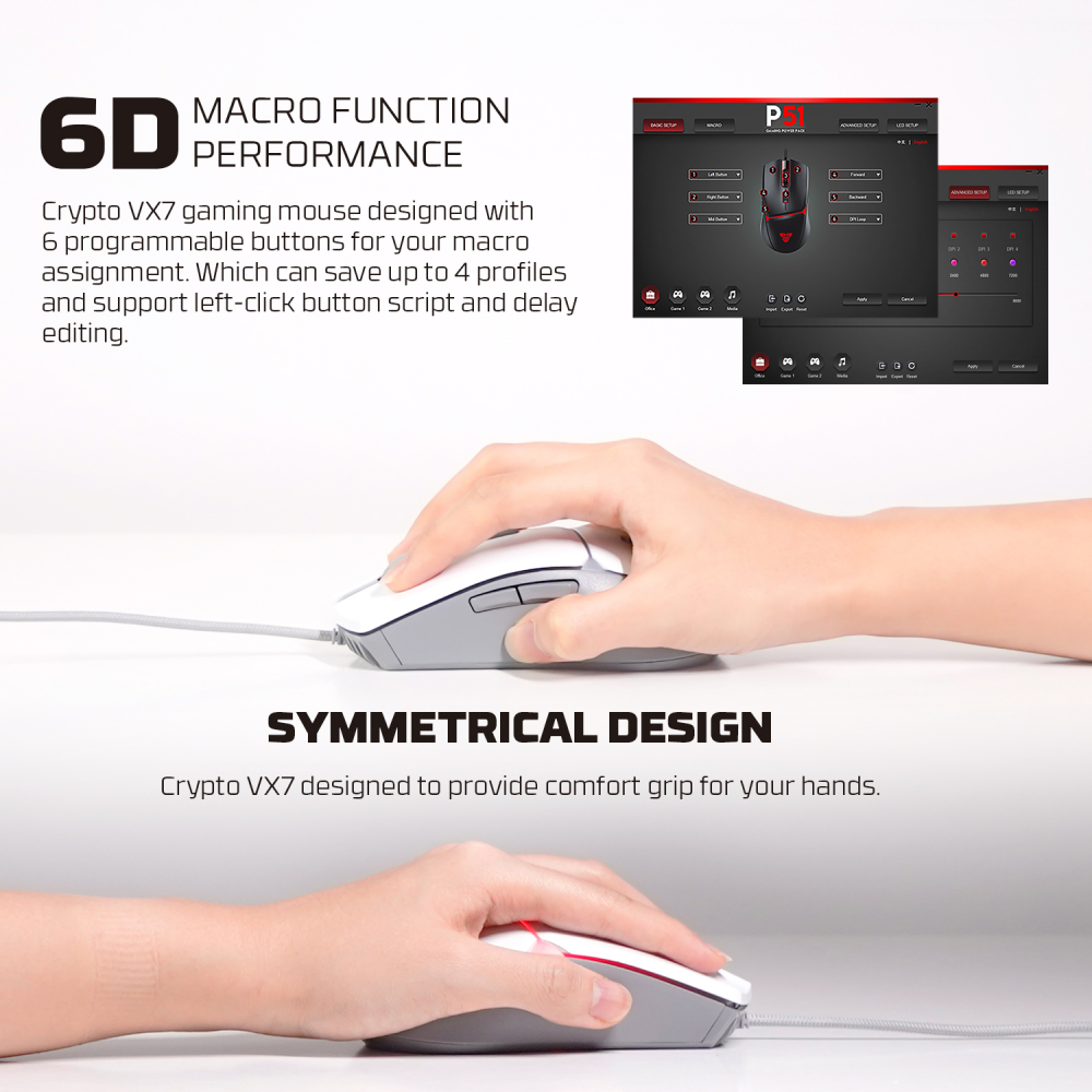 Combo set Gaming Fantech P51 Power 5u1 Space Edition
