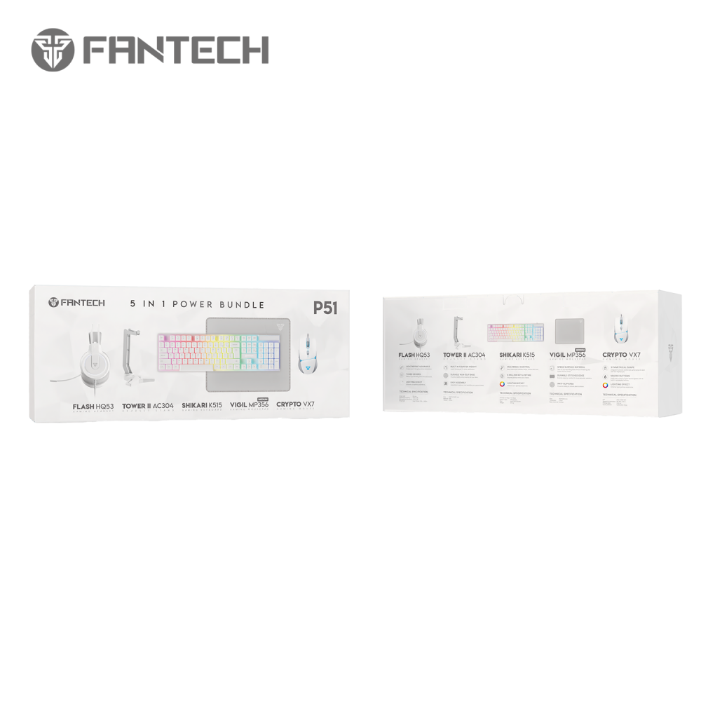 Combo set Gaming Fantech P51 Power 5u1 Space Edition