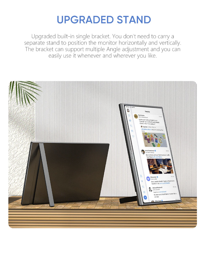 Eksterni prenosni monitor Arzopa A1M 17,3 inch FHD sRGB100