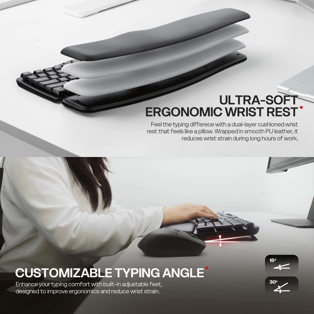Combo mis tastatura wireless Fantech WKM71 area ARCH COMBO crni