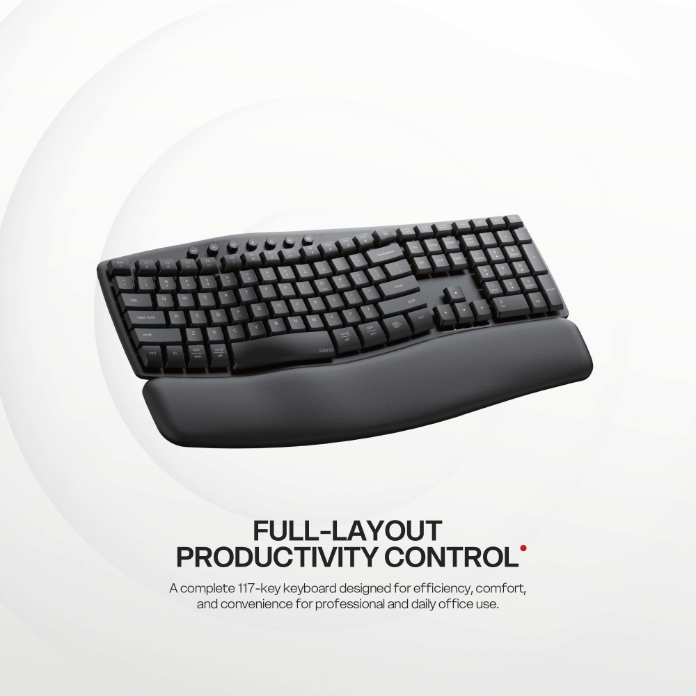 Combo mis tastatura wireless Fantech WKM71 area ARCH COMBO crni