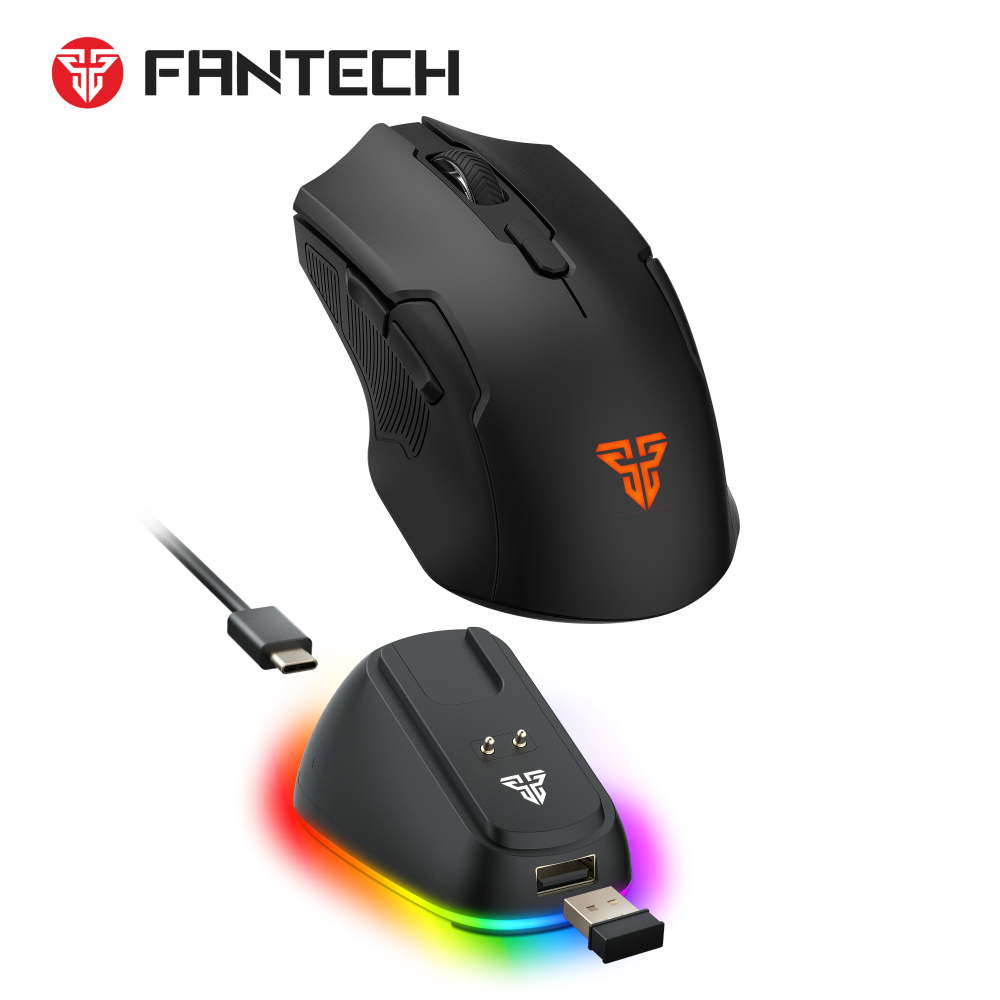 Mis Wireless Fantech WG11V2RD Cruiser II crni