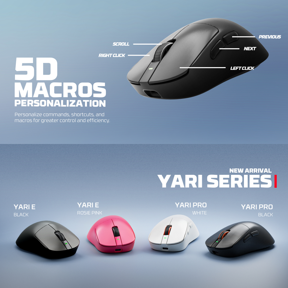Mis Wireless Gaming Fantech WG14E Yari E pink
