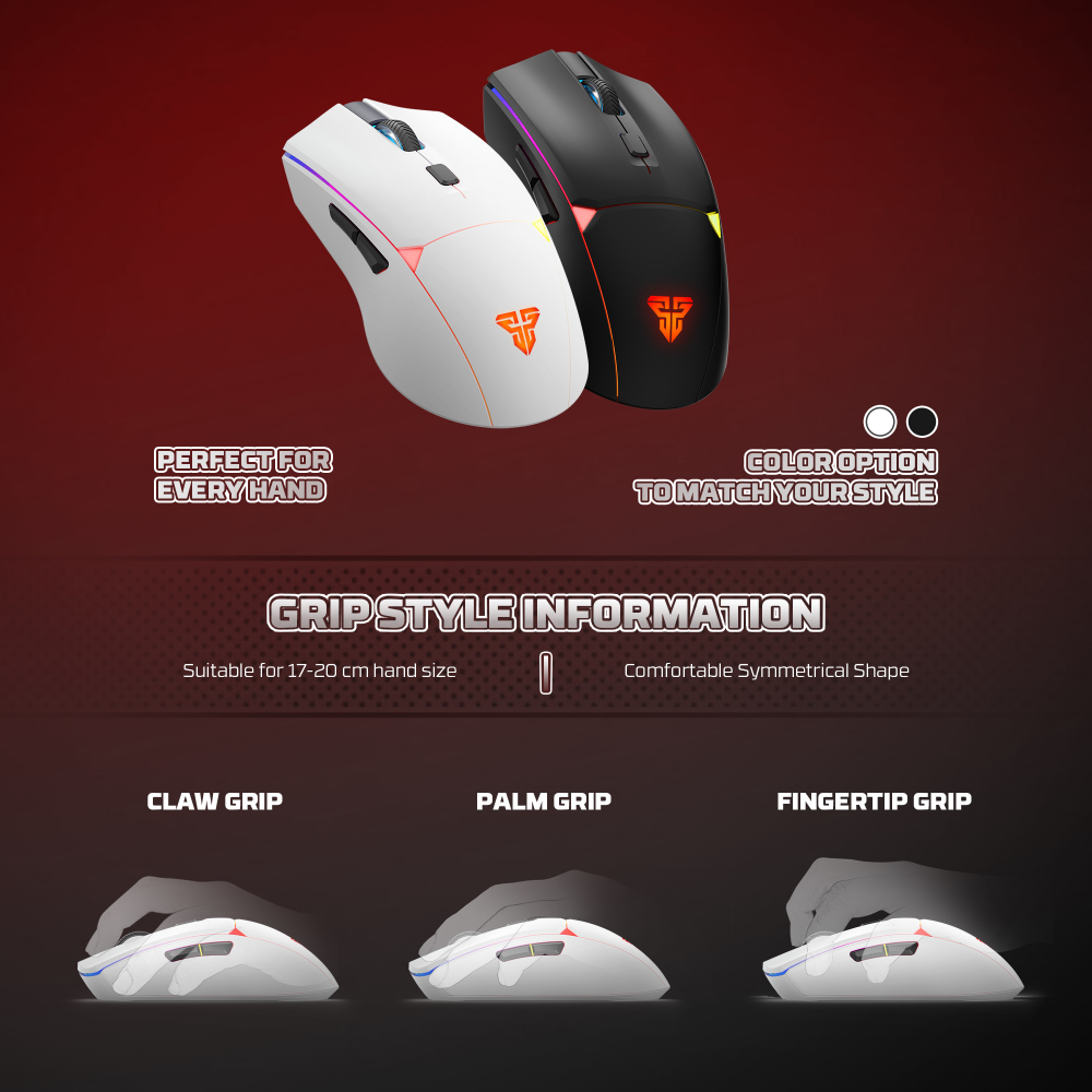 Mis Wireless Gaming Fantech WG7V2RD Crypto II crni