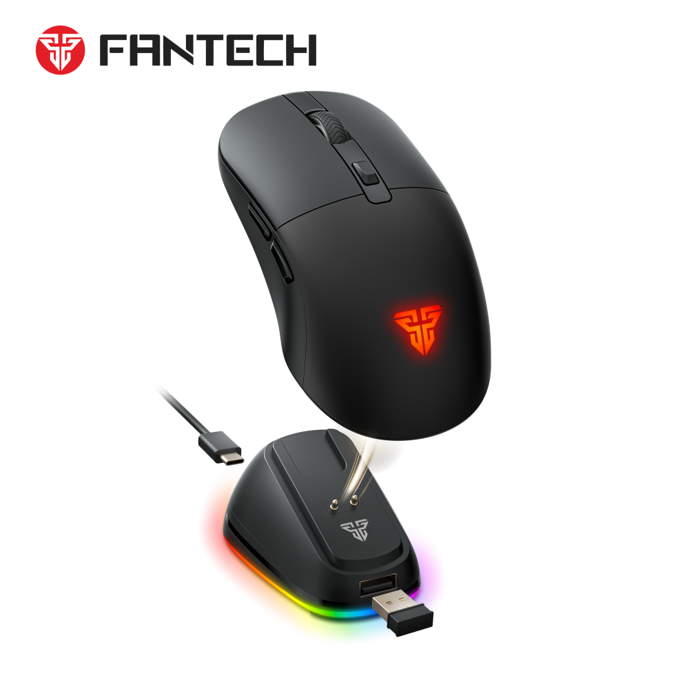Mis Wireless Gaming Fantech WG9RD Kanata crni