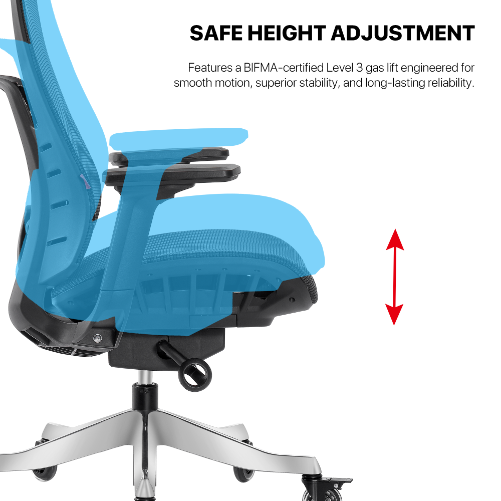 Stolica Office Fantech OC1 PRO Ergonomska siva