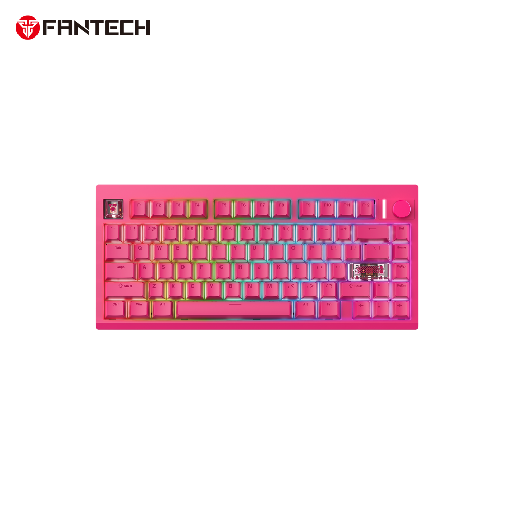 Tastatura Mehanicka Gaming Fantech MK921 Maxfit 8 Wireless pink (white switch)
