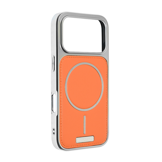 Torbica Magsafe Urban Leather za iPhone 17 Pro 6.3 narandzasta
