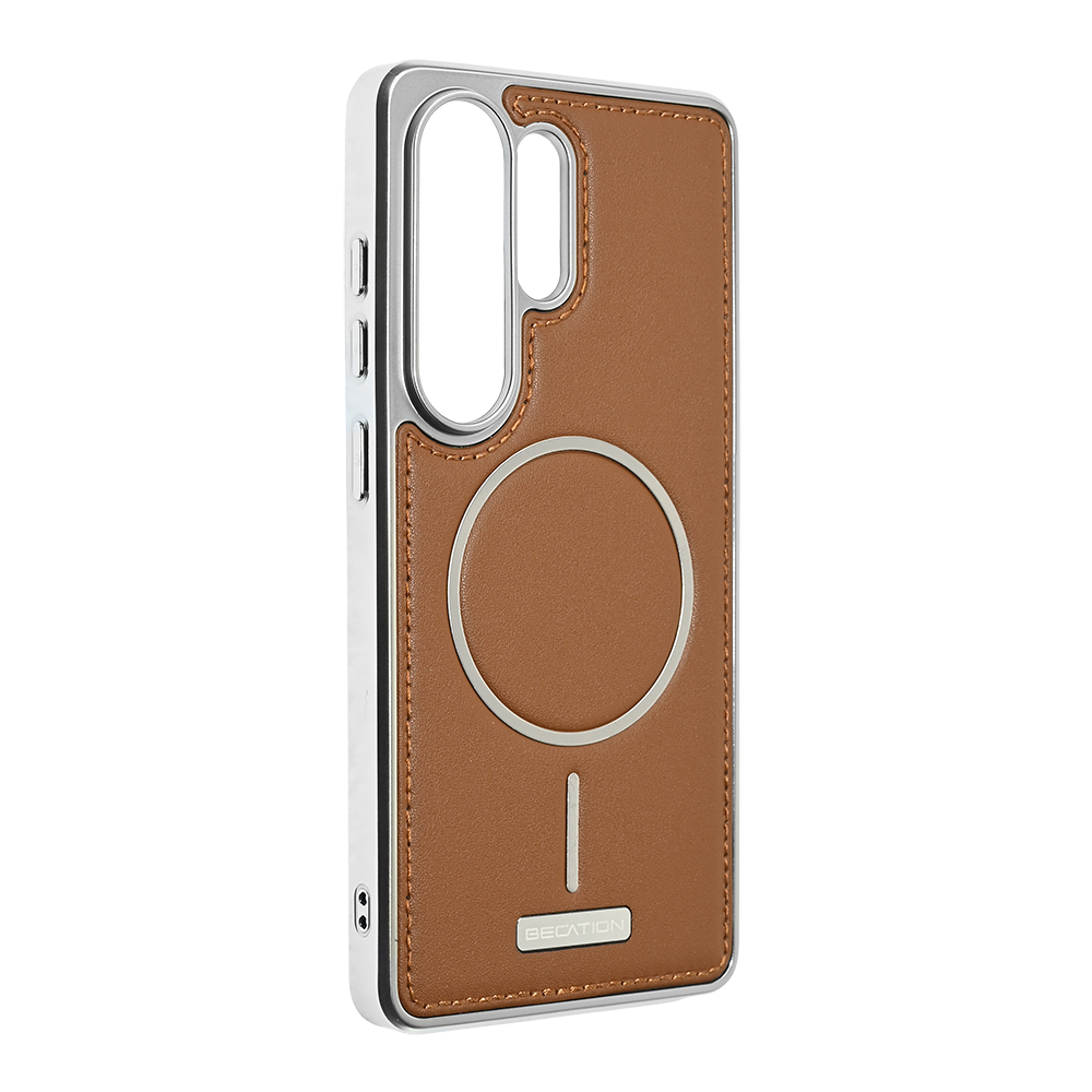 Torbica Magsafe Urban Leather za Samsung S948B Galaxy S26 Ultra braon