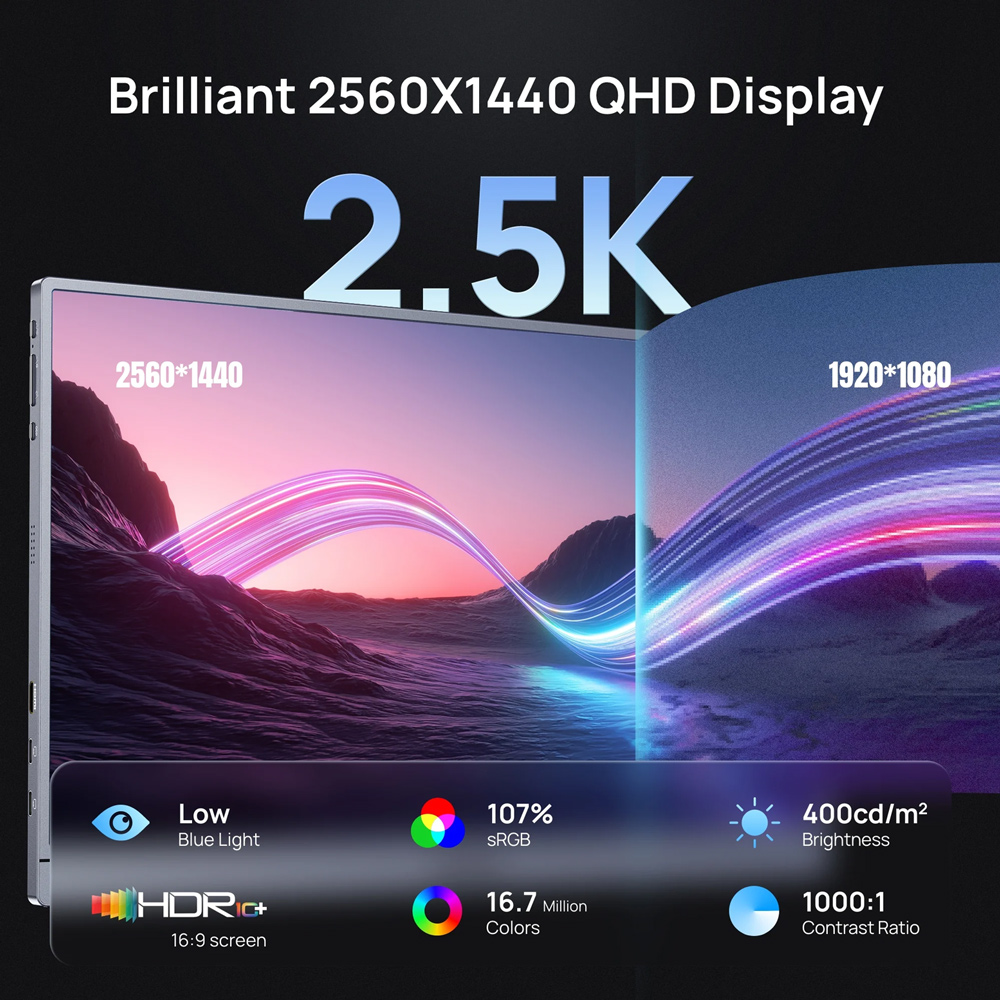 Eksterni prenosni monitor Arzopa Z3FC (sa futrolom) 16,1 inch Grey 2K sRGB100 180hz