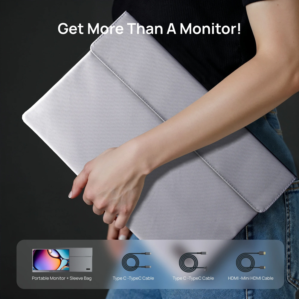Eksterni prenosni monitor Arzopa Z3FC (sa futrolom) 16,1 inch Grey 2K sRGB100 180hz