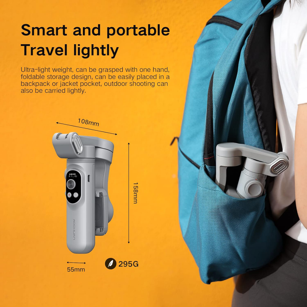 Stabilizator Gimbal Smart X Pro sivi