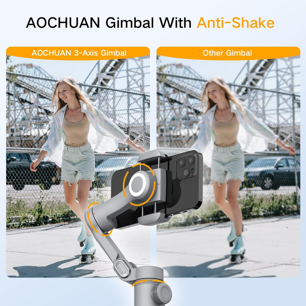 Stabilizator Gimbal Smart X Pro sivi