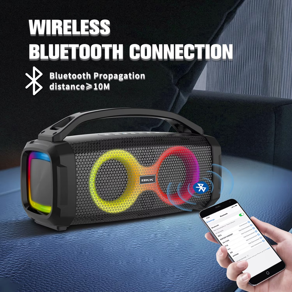 Bluetooth zvucnik BKK-B90 2x30W crni