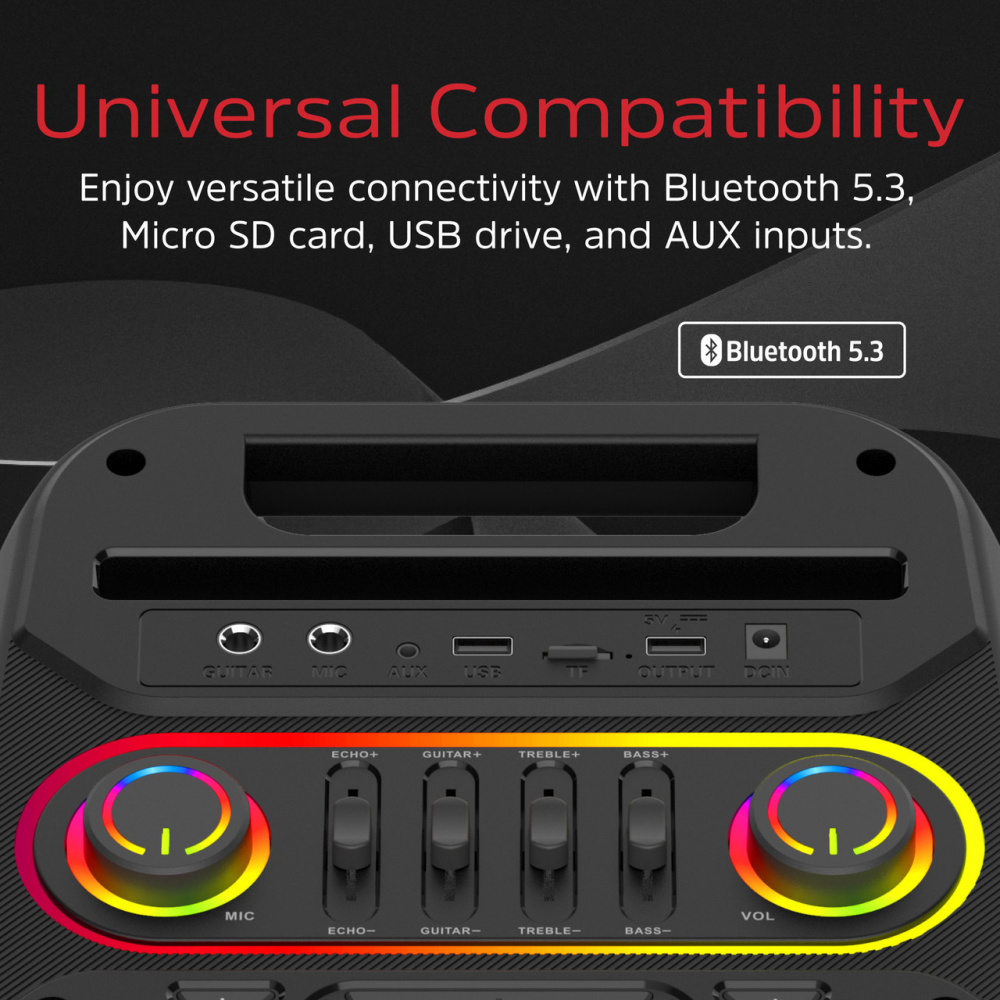 Bluetooth zvucnik BKK-K6505D 120W crni