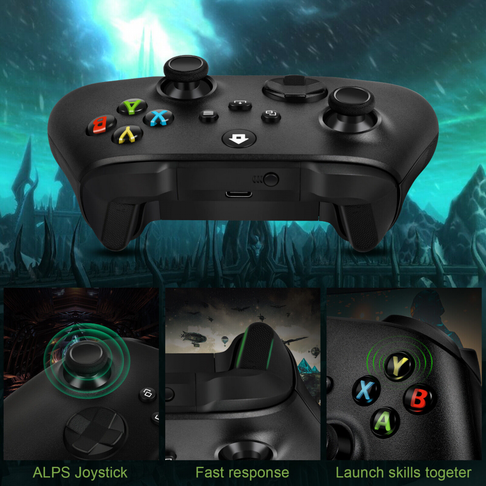 Joypad WIFI kontroler za XBOX One, XBOX X series, PC Windows, PS 3 crni