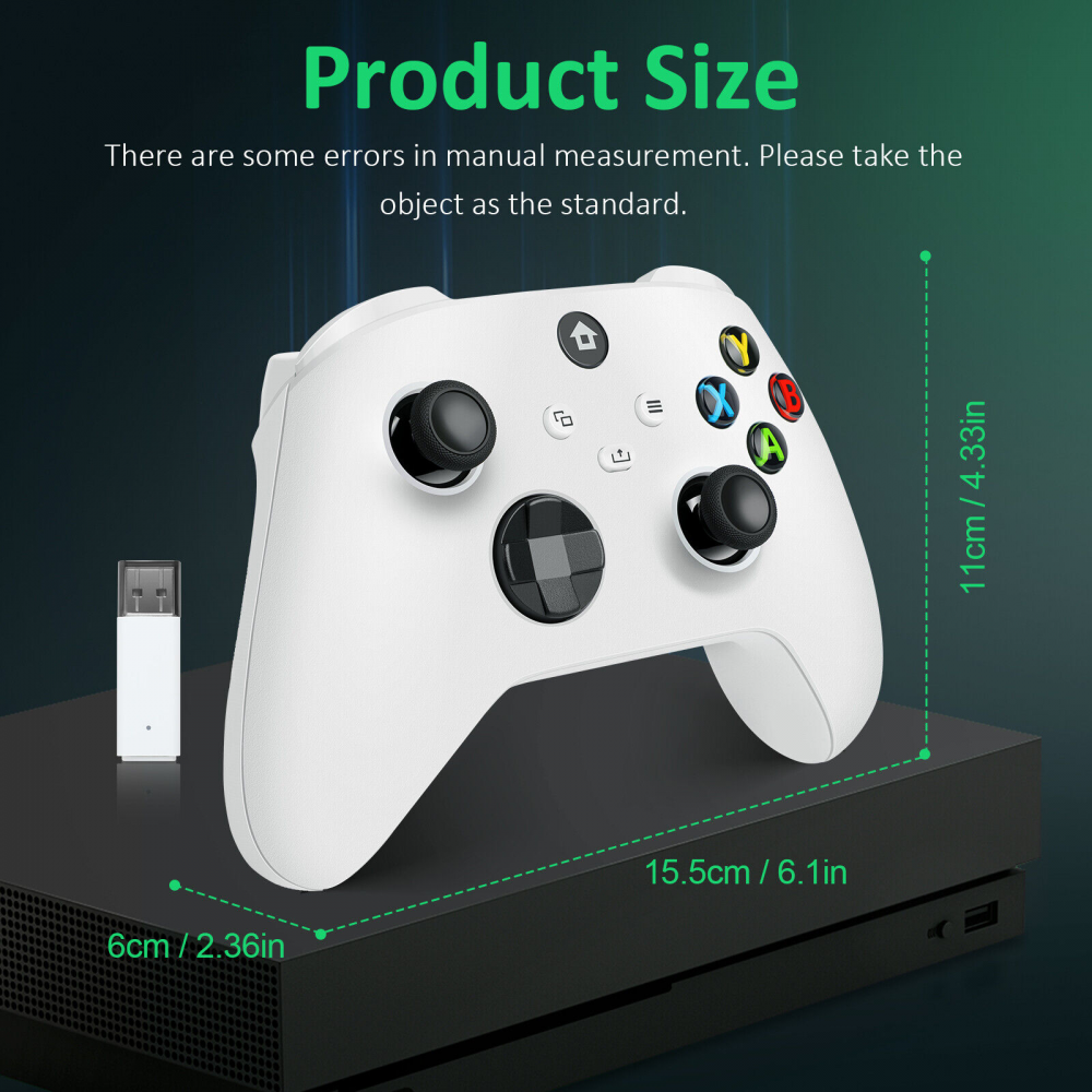 Joypad WIFI kontroler za XBOX One, XBOX X series, PC Windows, PS 3 crni