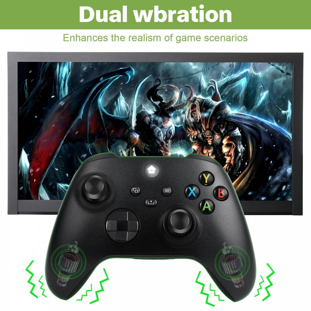 Joypad WIFI kontroler za XBOX One, XBOX X series, PC Windows, PS 3 zeleni
