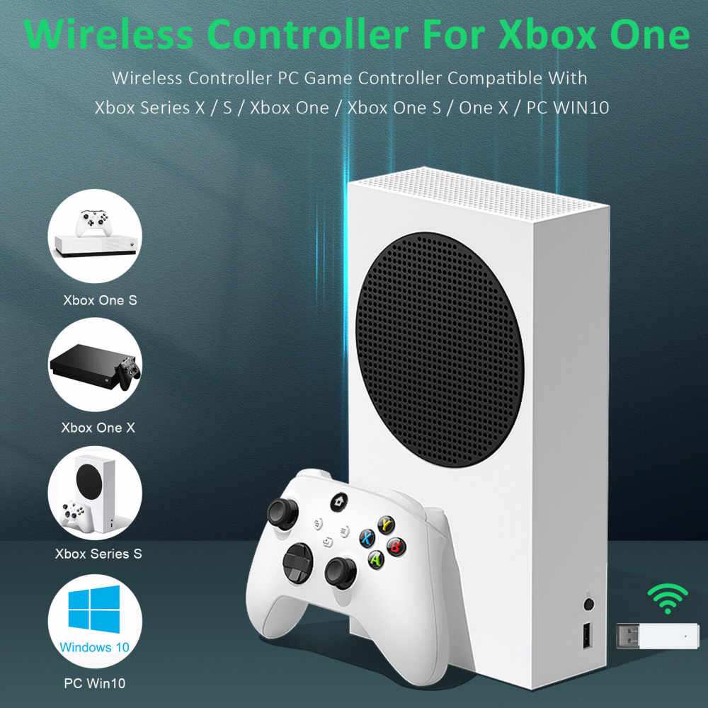 Joypad WIFI kontroler za XBOX One, XBOX X series, PC Windows, PS 3 zeleni