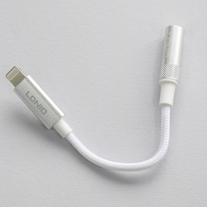 Adapter LDNIO LSY80i za slusalice iPhone Lightning na 3.5mm beli