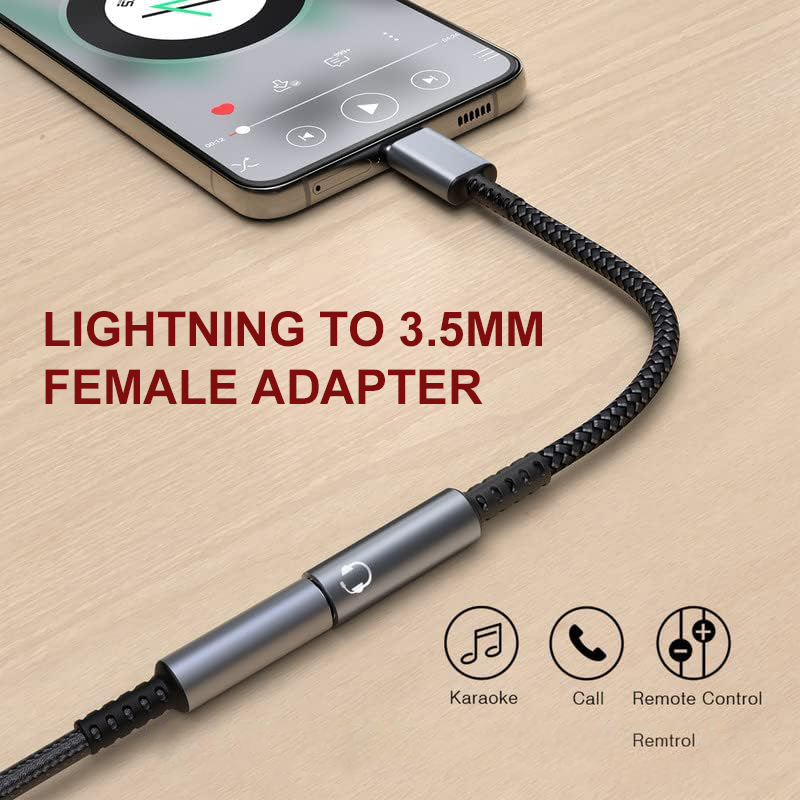 Adapter LDNIO LSY80i za slusalice iPhone Lightning na 3.5mm beli
