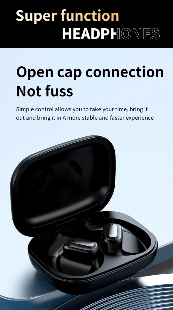 Bluetooth slusalice A16 Mini Pro sa AI prevodiocem crne