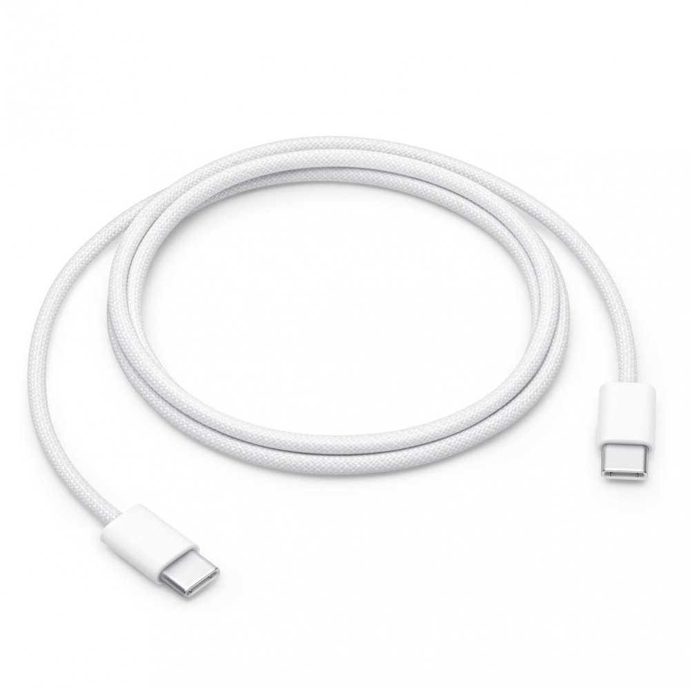 Data kabl L za iPhone 15-17 60W Type C na Type C beli 1m