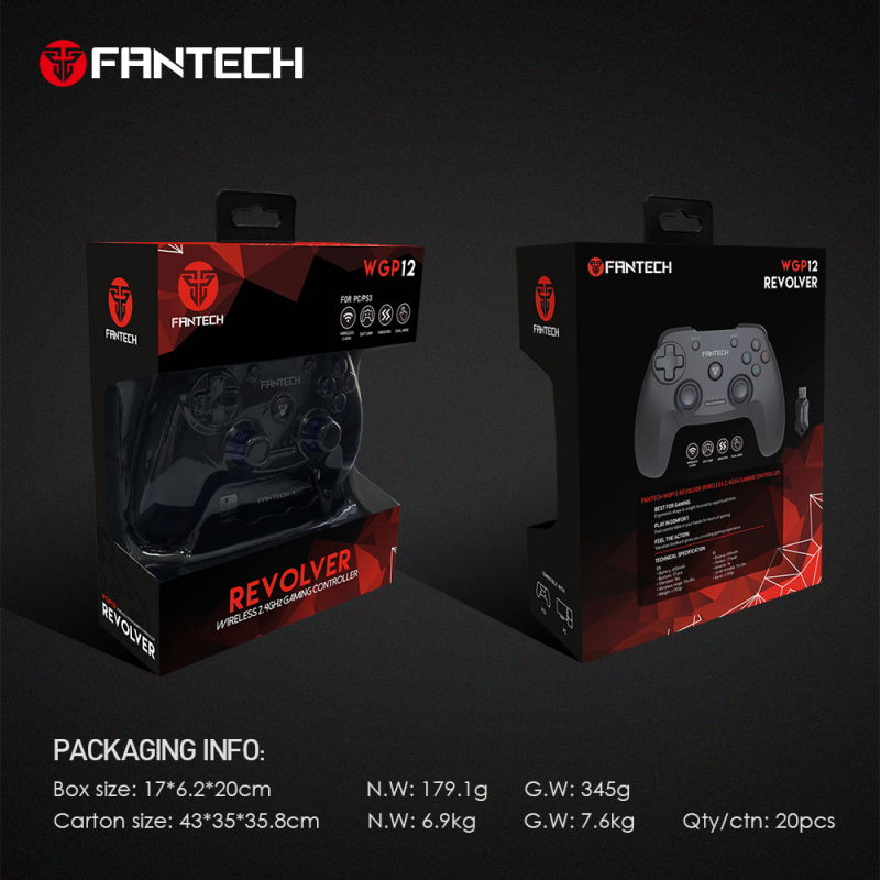 Joypad wireless Fantech WGP12 Revolver crni