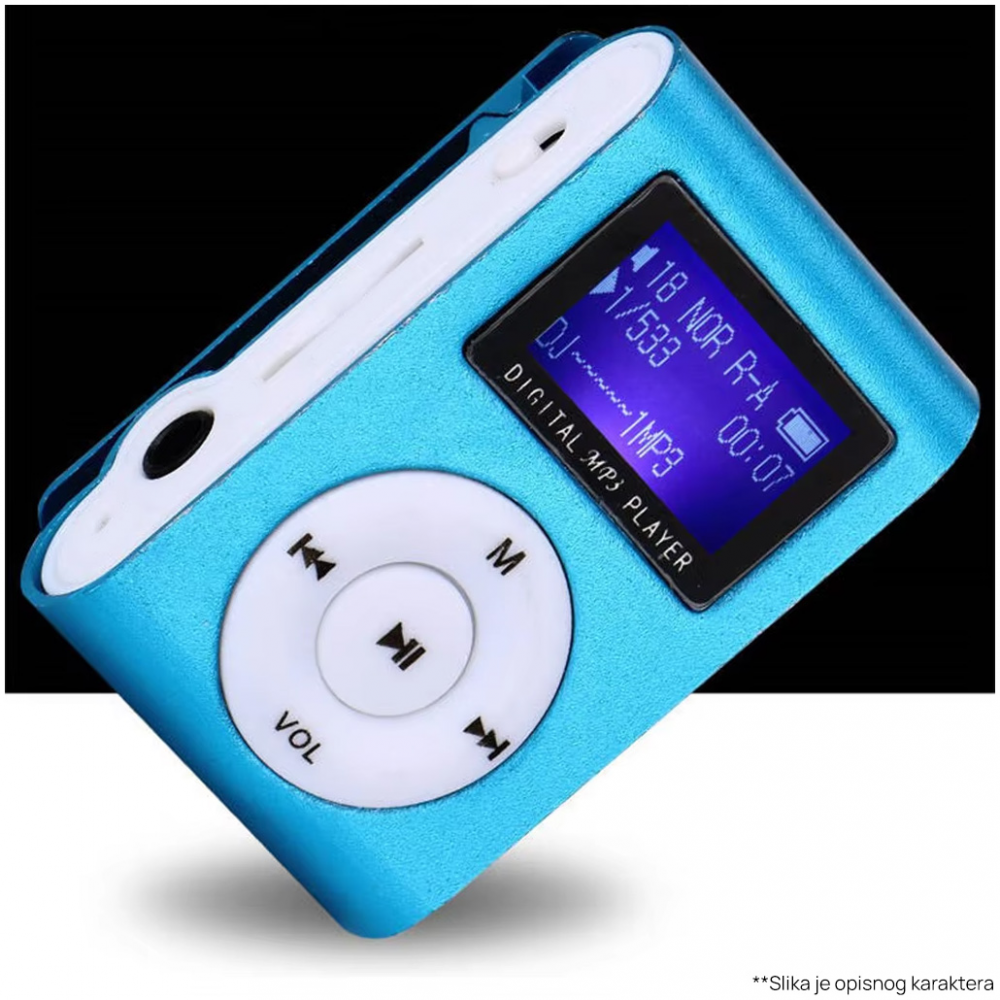MP3 player LWD nano LCD 8GB zeleni